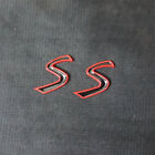 2X Red Black S Small Metal Decal Badge Sticker Emblem 3D John Works Engine Coupe
