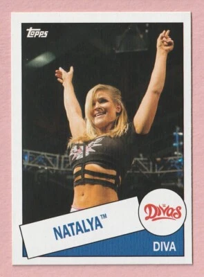 2015 Topps Heritage WWE #59 Natalya - Image 1 of 2