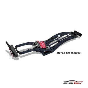 BLUE FURITEK SCYTHE CF RAIL FRAME FOR AXIAL SCX24 CRAWLER - Picture 1 of 3