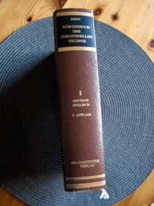 ERNST: Wörterbuch der industr. Technik deutsch/englisch, 5. Auflage 1989 - Bild 1 von 6