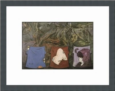 Impresión enmarcada personalizada Jasper Johns Untitled III Foto 1 de 2