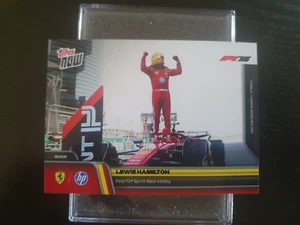2025 F1 Topps Now #20 Lewis Hamilton - Prima vittoria gara F1 Sprint - Foto 1 di 5