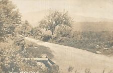 Rppc, PERU MOUNTAIN, PERU VERMONT, Country Road,  1914 H.L. Chapman, REAL PHOTO 