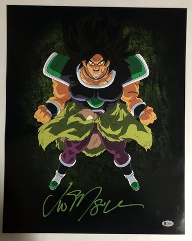 Vic Mignogna Signed Autographed 16x20 Photo Dragon Ball Z Super Broly BECKETT 8 Cover