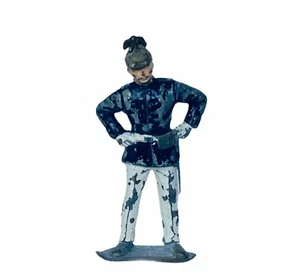 Herald toy soldier England 1950 Scotland Stormbecker Battle Liege German officer - Picture 1 of 4