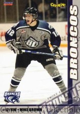 2007-08 Swift Current Broncos Choice #1 Mike Brown