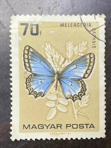 Vintage Postage Poste Magyar Stamp Hungary 1966 Insects butterflies fauna 70f - Picture 1 of 4