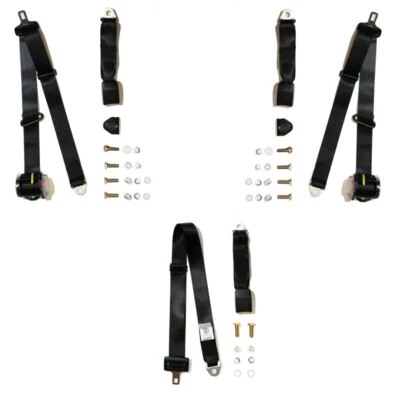  Rear Seat Belt Set to Suit 1989-94 TOYOTA COROLLA CE90, CE96, EE90 SEDAN-ADR Ap — 第 1/4 张图片