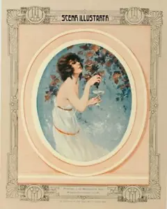 Scena Illustrata Arti Letteratura Musica Teatro Ragazza Copertina 1932 - Foto 1 di 1
