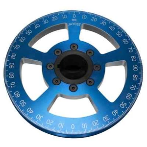 JayCee Billet 7 Inch Street Pulley, Blue Dunebuggy & VW - Bild 1 von 1