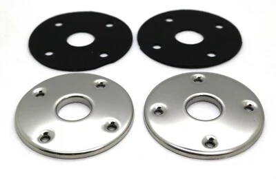 New Trim Parts SS Hood Pin Bezel & Gasket Set / For 1969-1974 Dodge & Plymouth - Image 1 of 4