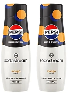 PACK DE 2 Jarabe Sodastream PEPSI MAX MANGO ZERO - Botella 2 x 440 ml / 30 fl oz - Imagen 1 de 4