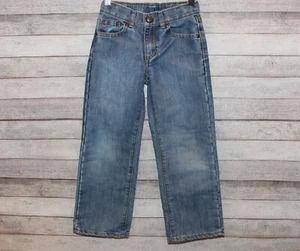 Sonoma Youth Denim Blue Jeans Boys Straight Leg Adjustable Waist Size 6 - Picture 1 of 10