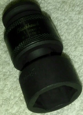 Blackhawk By Proto U-1568M-2 3/8 Drive 19mm Impact Swivel Socket 6pt - Image 1 of 2