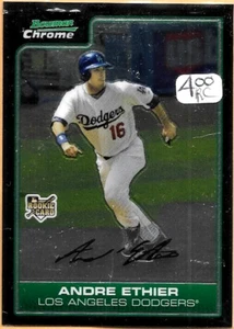 LOTE DE EQUIPOS MIXTOS ANDRE ETHIER PREMIUM: 3 NOVATOS. MÁS 42 TARJETAS DIFERENTES - Imagen 1 de 3