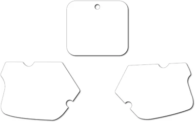 SUZUKI RM250 1989 1990 1991 1992 VINTAGE NUMBER PLATE BACKGROUNDS Foto 1 de 4