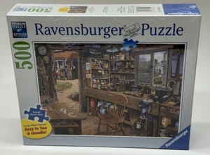 Rompecabezas RAVENSBURGER 500 piezas grandes DAD'S SHED No. 148592 Premium 2009 - Imagen 1 de 9