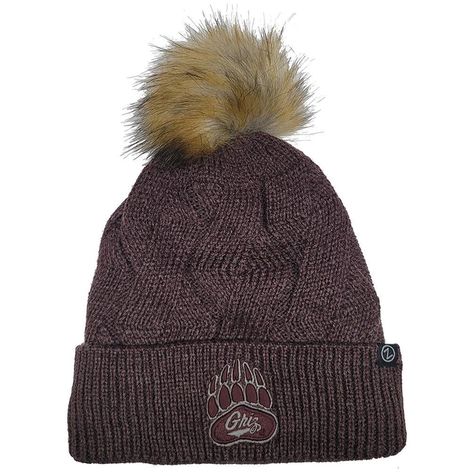Montana Grizzlies Zephyr Women's Tina Pom Knit - Image 1 of 1