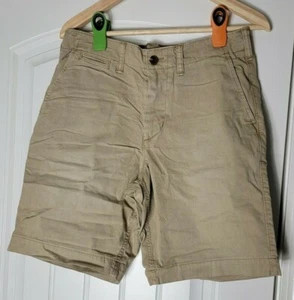 Pantalones cortos chinos American Eagle para hombre talla 30 caqui bronceado 10" en siguiente nivel flexibles informales - Imagen 1 de 8