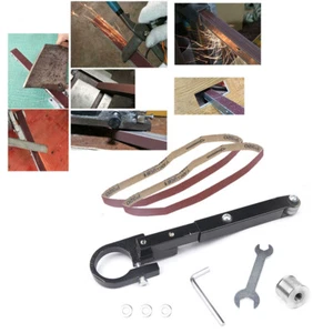 DIY Angle Grinder Electric Belt Sander Polishing Sand Belt Machine Woodworking - Picture 1 of 12