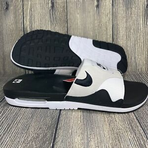 Nike Air Max 1 Slide White/Black Mens size 13 DH0295-102