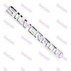 X1 For Chevy Silverado Door Tailgate Emblem Badge Nameplates Letter Decal Chrome Ford Fiesta