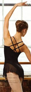 Capezio Doble Correa Camisola Leotardo CC123 Azul Marino NIÑO y Adulto Tallas Cott/Spndx - Imagen 1 de 5