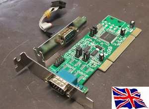 PCI RS422 RS485 scheda 2 porte seriali 16C1050 basso profilo - Foto 1 di 1