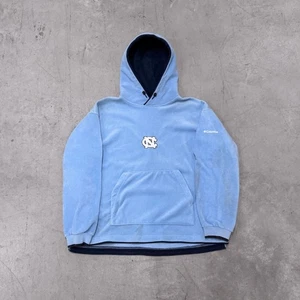 North Carolina Tar Heels Hoodie XL Colombia Fleece Cozy UNC Embroidered RARE - Picture 1 of 7