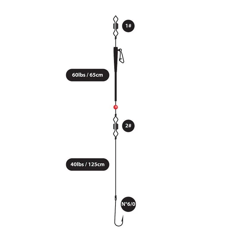 Greys Boat Tied Sea Rigs Uptide Rig Hook Size 6/0 - Image 1 of 1