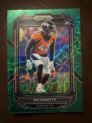 2022 Panini Prizm - Rookies Nik Bonitto #398 Green Scope Prizm /75 (RC) - Image 1 of 4