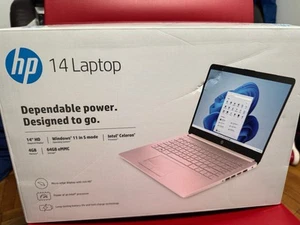 HP 14" HD Laptop | Back to School Limited Edition with 1Year Microsoft 365 - Picture 1 of 3