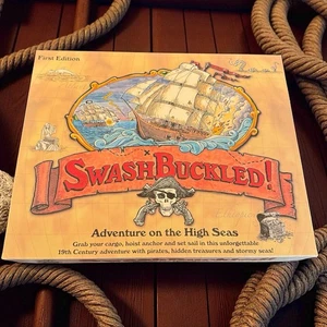 ¡SWASHBUCKLED! Juego de mesa Adventure On The High Seas Pirate primera edición - Imagen 1 de 8