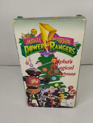 Mighty Morphin Power Rangers Alpha's Magical Christmas (VHS 1994) - Image 1 of 4