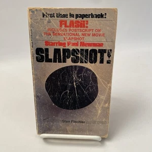 Slapshot Hockey paperback book Stan Fischer Paul Newman movie NHL Hanson Brother - Picture 1 of 6