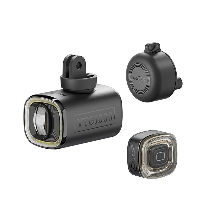 Kit Luces Delanteras+Traseras De Colección 1000+ De Colección 50 para Brompton Negro MSCO06 Magic Foto 1 de 1