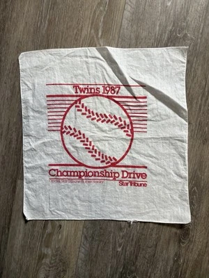 Minnesota Twins 1987 Serie Mundial Homer Hanky Rally Toalla De Colección MLB MN Foto 1 de 2