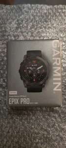 Reloj Garmin epix Pro Gen 2 51 mm DLC gris zafiro con correa negra **NUEVO** - Imagen 1 de 2