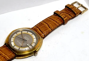 Longines Automatic Olympian High Frequency Day Date Wrist Watch Runs Good - Picture 1 of 9