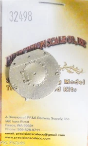 Precision Scale HO #32498 Smoke Box Front, N&W, 87" Dia. (Brass Casting) - Picture 1 of 1