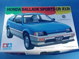 1984 Tamiya Honda Ballade Sports Cr-x1.5i Model Kit - Open Box, New - Picture 1 of 2