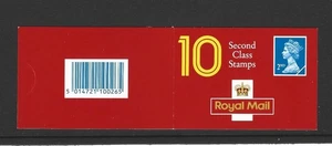 GB 1992 10 x Briefmarkenheftchen 2.KLASSE HC7a - TIEFERER UMSCHLAG - ZYLINDER W14 W9 - Bild 1 von 1