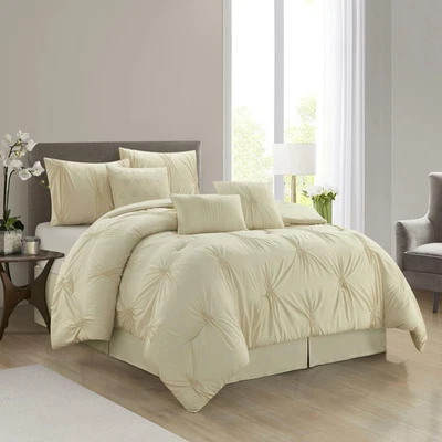 Juego de edredón Nanshing Agathe 7 piezas pintuck scuxJ5rlkkydcbrtaY2Jmws TD8mU7mBs Foto 1 de 4