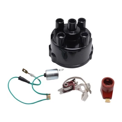 Distributor Cap and Rotor Set Spare Part Professional Easy to Install Points - Image 1 of 4