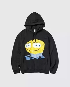 Cactus Plant Flea Market (CPFM) X Uniqlo SpongeBob SquarePants Hoodie SZ MED - Picture 1 of 3
