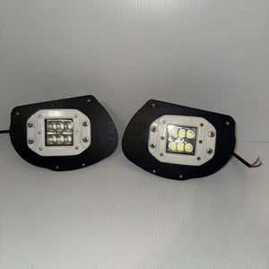 Fits Polaris Sportsman 570/850/1000 RZR 800/900XP LED Cube Headlight Bracket Kit - Picture 1 of 2