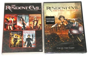 Horror DVD Lot - The Resident Evil Collection (Used) The Final Chapter (Used) - Picture 1 of 1