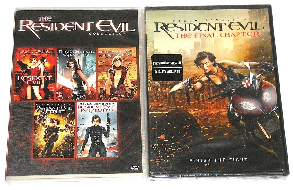 Horror DVD Lot - The Resident Evil Collection (Used) The Final Chapter (Used) - Image 1 of 1