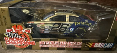 Ford Benson Pop Secret Racing Champions 1999 Nascar Gold #26 em escala 1/24 - Imagem 1 de 2
