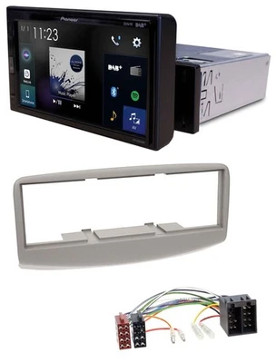 Pioneer DAB MP3 Bluetooth USB Autoradio für Fiat Multipla 186 1999-2010 grau - Bild 1 von 4